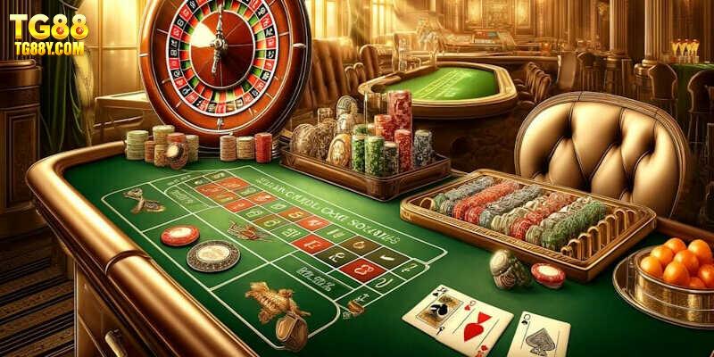 Trải nghiệm không gian sòng bài SA gaming
